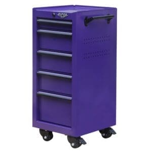 16-Inch 5-Drawer 18G Steel Rolling Salon/Tool Cart - Image 32