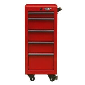 16-Inch 5-Drawer 18G Steel Rolling Salon/Tool Cart - Image 26