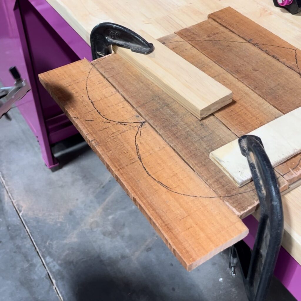 mount the project with clamps